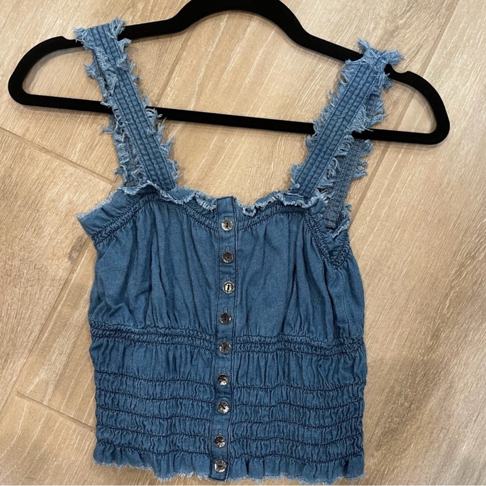 Pilcro Denim Crop